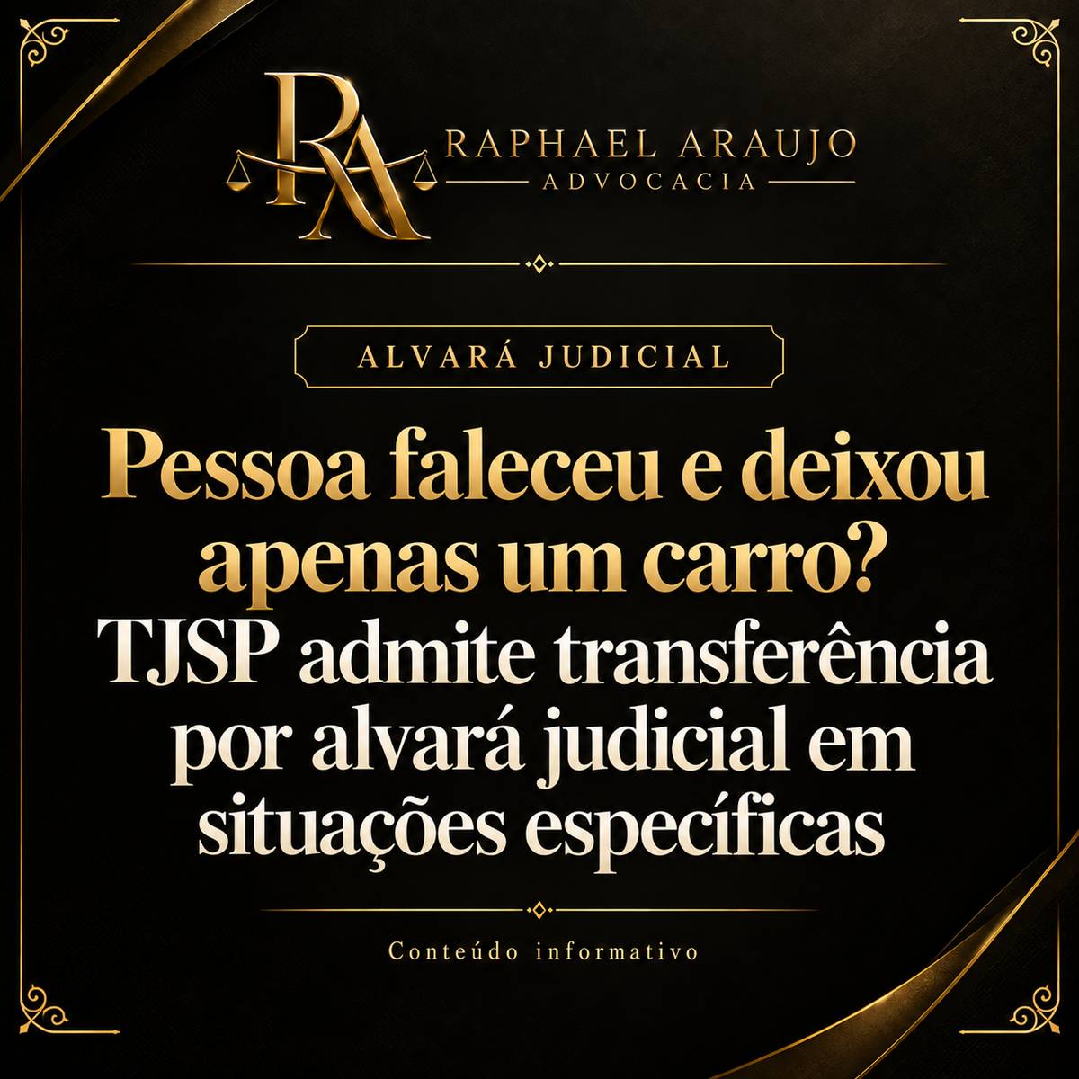 O único bem deixado foi um veículo? Entenda quando o alvará judicial pode autorizar a transferência no Detran-SP e quando o inventário ainda é necessário.
